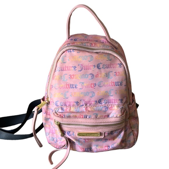 Juicy Couture Rosie Pink Rainbow Logo Mini Backpack main image 10